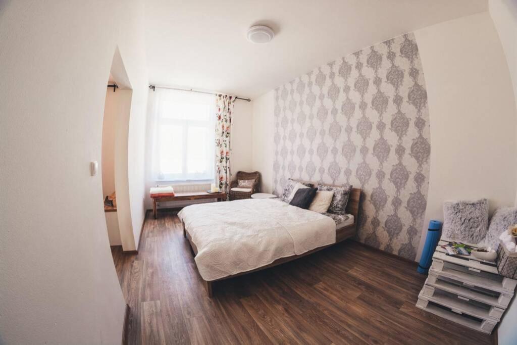 Stylovy Apartman V Centru Nachoda Bagian luar foto