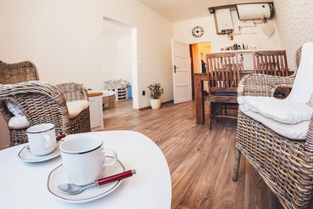 Stylovy Apartman V Centru Nachoda Bagian luar foto