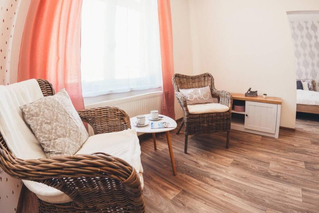Stylovy Apartman V Centru Nachoda Bagian luar foto